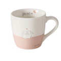 Keramický hrnček You&me biely/ružový 250 ml