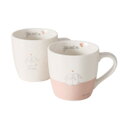 Keramický hrnček You&me biely/ružový 250 ml