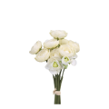 Fleur kytica Ranunculus V26 cm biela