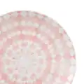 DEZERTNÝ TANIER RUŽOVO-BIELY ​​PORCELÁN 19,50 X 19,50 X 2 CM