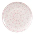 JEDÁLENSKÝ TANIER RUŽOVO-BIELY PORCELÁN 27 X 27 X 2,50 CM