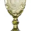 KRYŠTÁLOVÝ POHÁR NA VÍNO ZELENÝ 300 ML