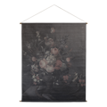Plátno na zavesenie s kvetinovou potlačou V145/D124 cm