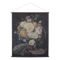 Plátno na zavesenie s kvetinovou potlačou V145/D124 cm
