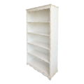 Policový diel š. 5 políc a dekor V200/D106/Š39 cm antik krém