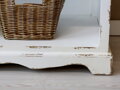 Policový diel š. 5 políc a dekor V200/D106/Š39 cm antik krém