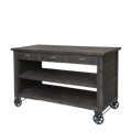 Kuchynský ostrovček na kolieskach V90/D150/Š70 cm