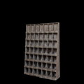 Triediaca polica z borovicového dreva V120/D85/Š22 cm