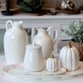 Provence porcelánový podnos oválny D40/Š20 cm biela