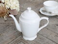 Provence porcelánova kanvica na kávu V20/H12 cm biela  90 cl