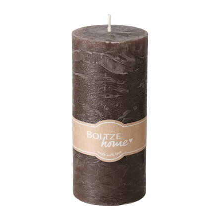 Stĺpová sviečka Casual taupe 68 h  V15/D7