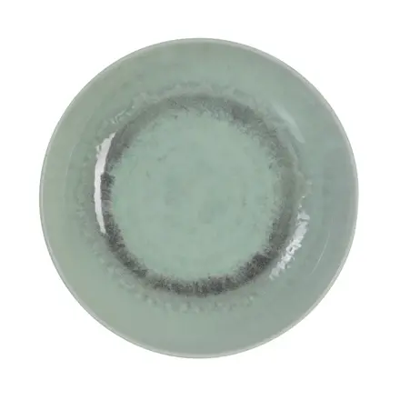 TANIER NA  POLIEVKY ZELENÝ PORCELÁN  20 X 20 X 5 CM