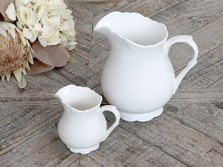 Provance porcelánový džbán V18 cm biela 1100 ml