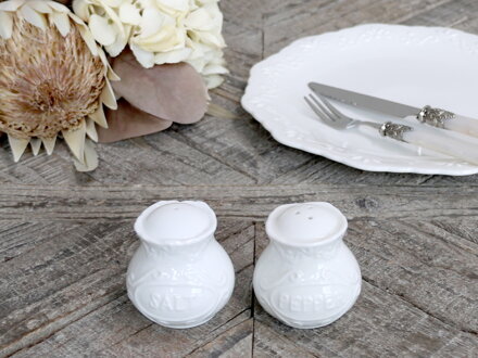 Provance porcelánova sada na sol a korenie V6 cm biela