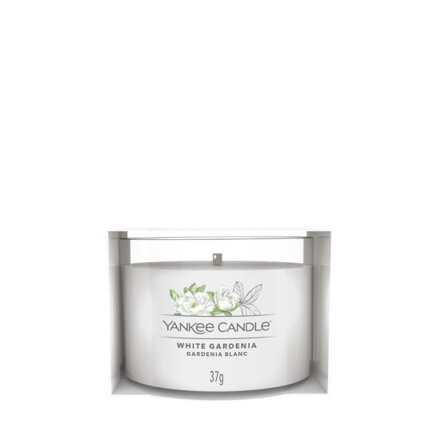 WHITE GARDENIA Votívna sviečka v skle 37gr