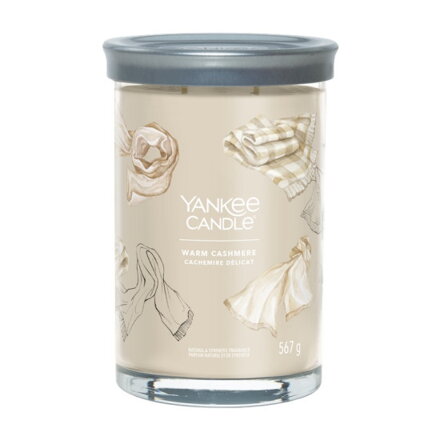 WARM CASHMERE Veľká sviečka Tumbler Signature 567g