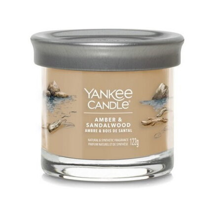 AMBER & SANDALWOOD Malá sviečka Tumbler Signature 121g