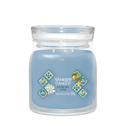 AZURE SKY Stredná sviečka Signature 368g