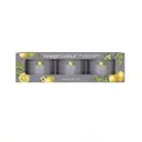 BLACK TEA LEMON 3pack sviečka v skle 3 X 37 gr