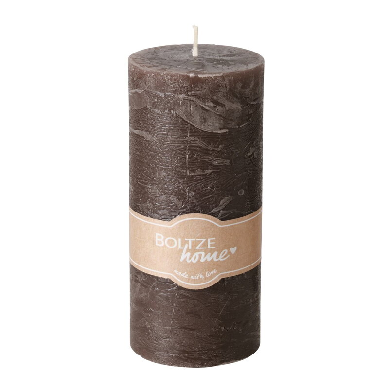 Stĺpová sviečka Casual taupe 68 h  V15/D7