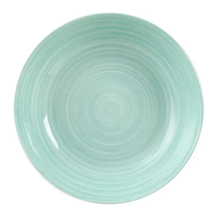 TANIER NA POLIEVKY TYRKYSOVÝ PORCELÁN  20,50 X 20,50 X 4,50
