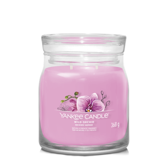 WILD ORCHID Stredná sviečka Signature 368g
